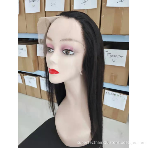 Wholesale Stock Brazilian 100% Virgin Hair 4*4 360 Lace Frontal Wig For Black Women Straight 13*6 5*5 Lace Front Human Hair Wigs